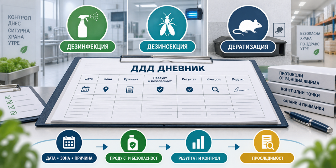 Дневник за проведени ДДД мероприятия: попълване, съдържание и образец